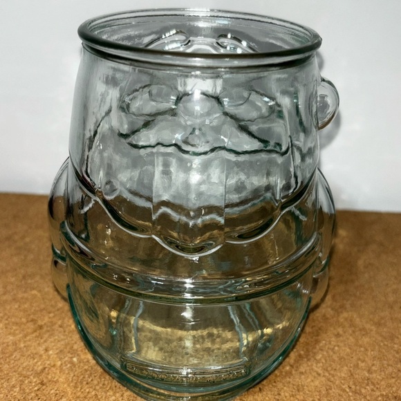 Santa Drinking Glasses Set Of 3 Clear Eggnog 5x3" - Picture 4 of 6